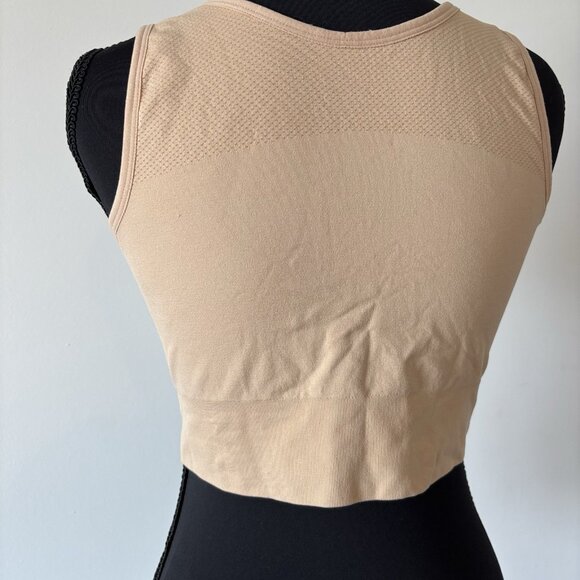Prairie Wear Hugger Prima Bra Medium Beige Post Surgical NO CUPS INSERTS! - Picture 11 of 15